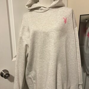 Playboy Women's Gray Hoodie